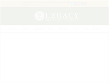 Tablet Screenshot of legacychristianacademy.org